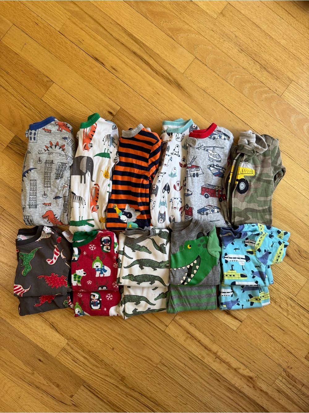 2T Toddler Boys Pajama Lot